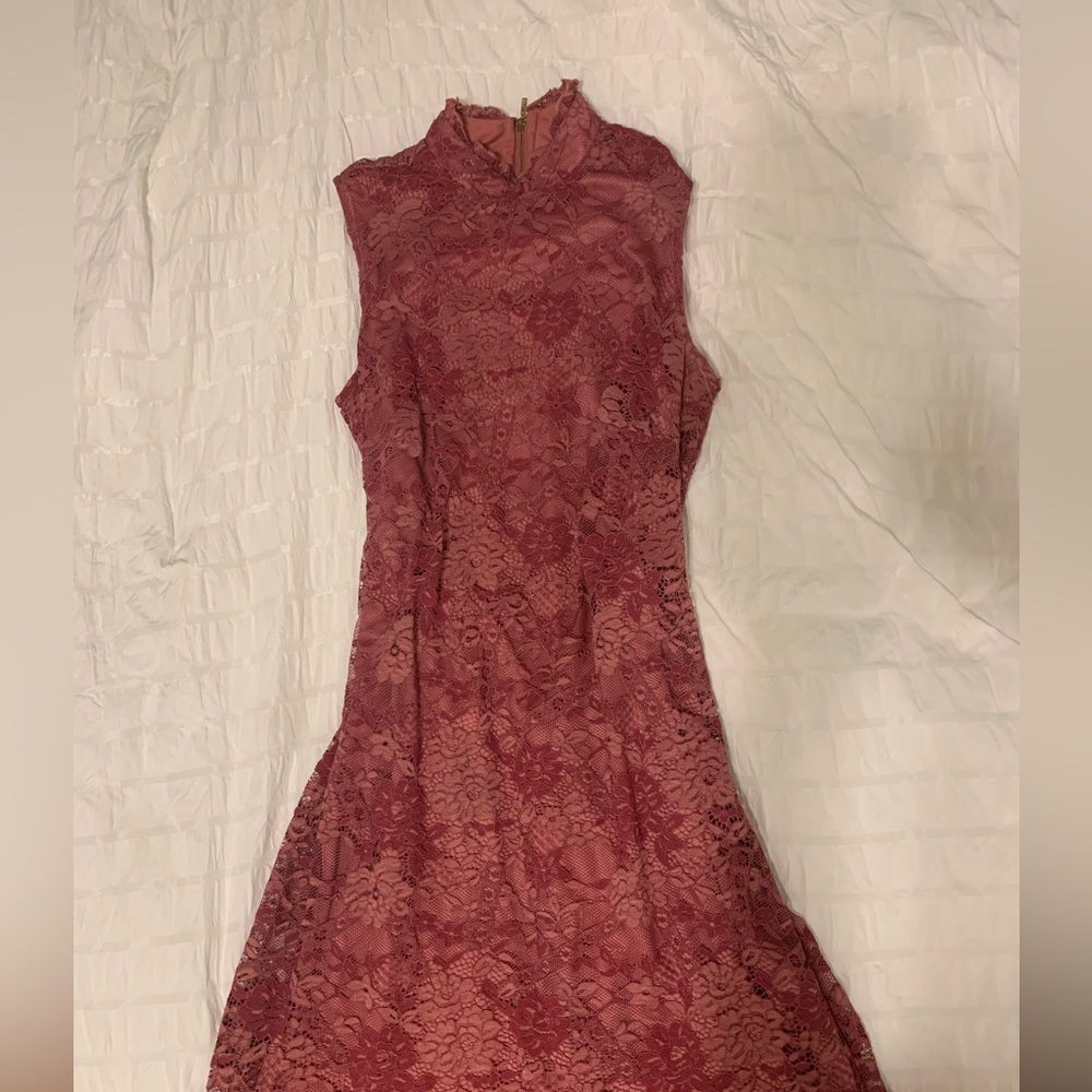 Pink Lace Dress
